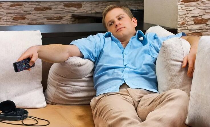 Der sitzende Lebensstil ist die Ursache für Prostatitis