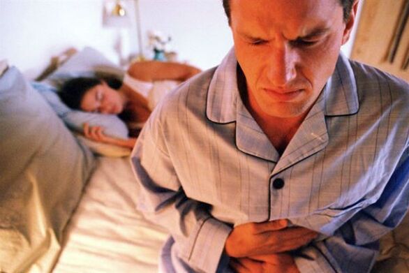 Bauchschmerzen mit Prostatitis