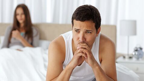 Die Probleme eines Mannes aufgrund von Prostatitis